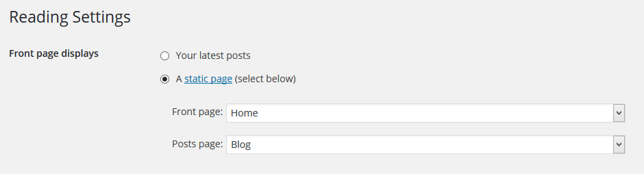 WordPress Tutorial - Setting the Post page of your WordPress Site