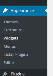 Adding a Widget to a Sidebar