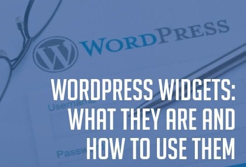 What are WordPress Widgets