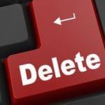 Deleting a menu item in WordPress