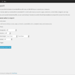 WP Export Page