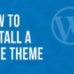How to install a free theme