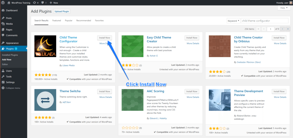 Child Theme Configurator Plugin