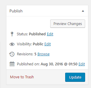 WordPress Tutorial - Using post revisions
