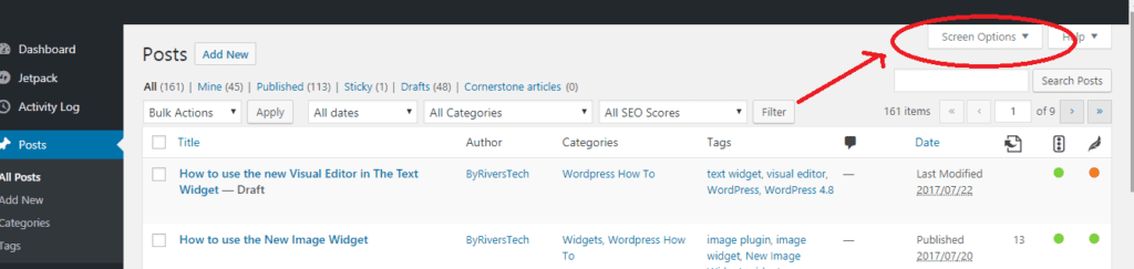  How to change the number of items listed in WordPress