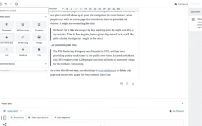 Using the Author Block in Gutenberg