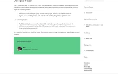 Adding Testimonials in Gutenberg