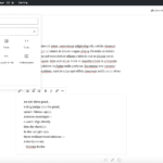 Adding a Verse in Gutenberg