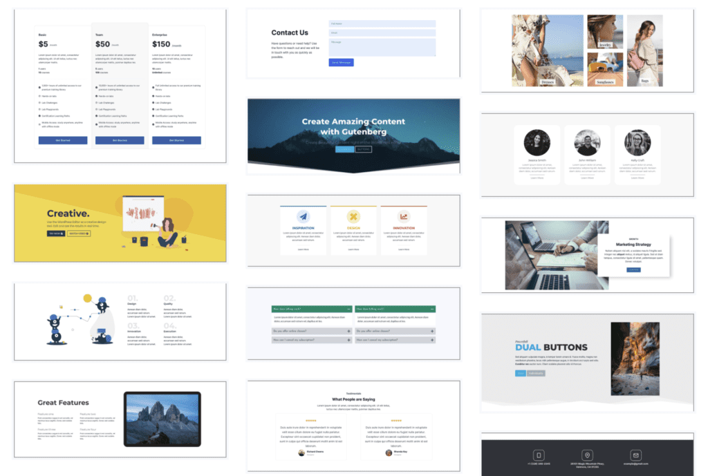 Kadence WP Blocks for the WordPress Block Editor