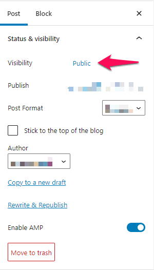 Password Protect WordPress Page